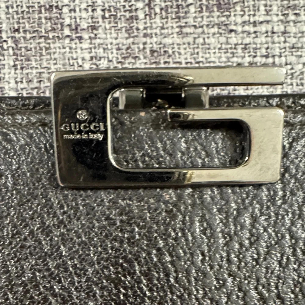 Black Gucci Leather Wallet